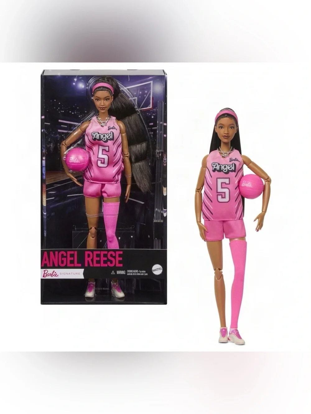 Barbie Signature Role Models Angel Reese Doll NIB